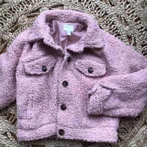 pink sherpa jacket